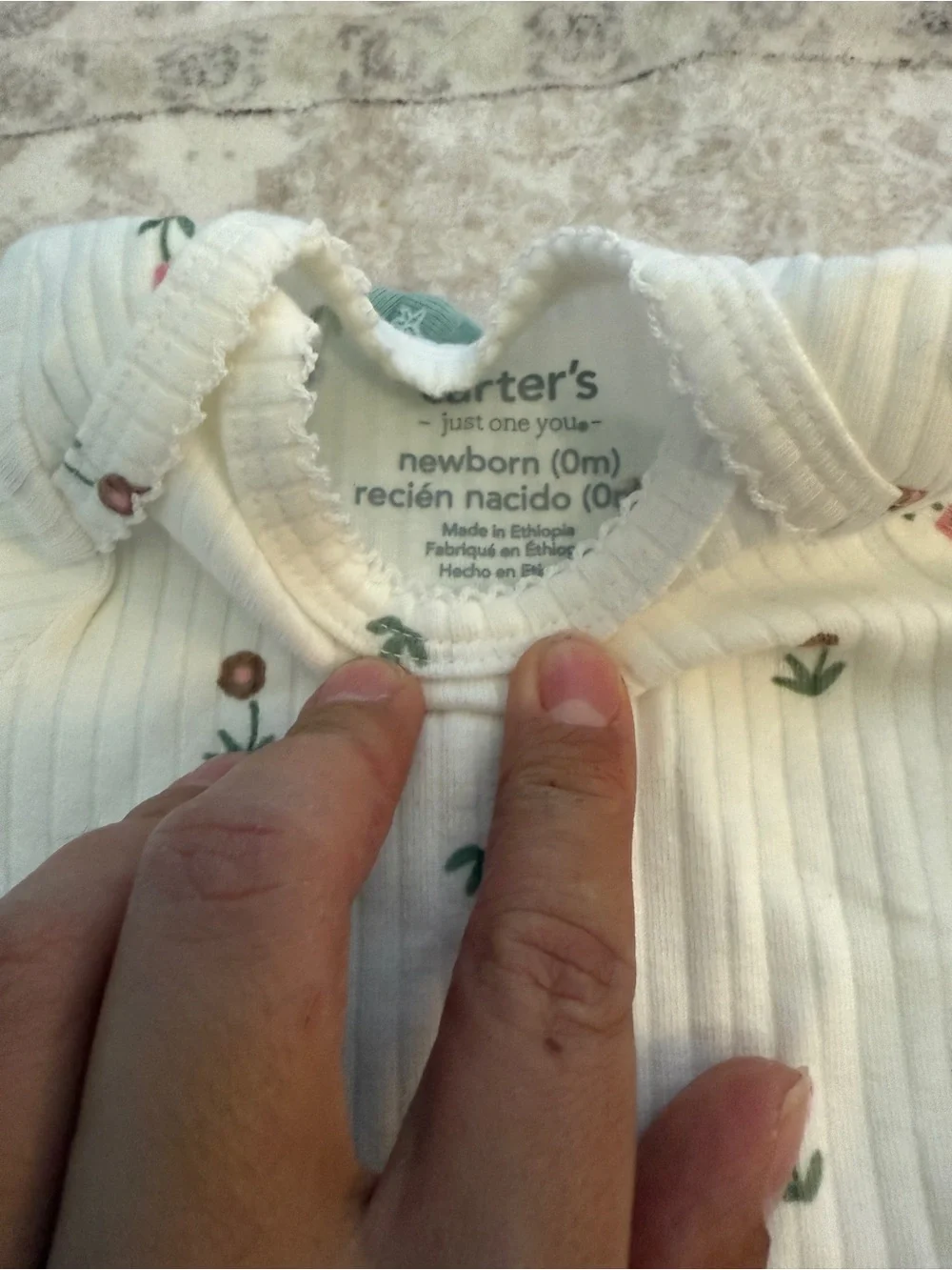 BUNDLE 4 Carters Matching Sets Onesie and Pants